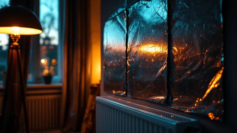 Reflektorfolie hinter Heizkörper - Reflektor Tip