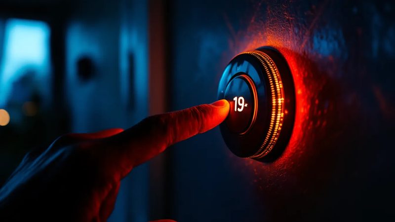 Thermostat-Dreh-Regler auf 19 Grad - Thermostat Tip